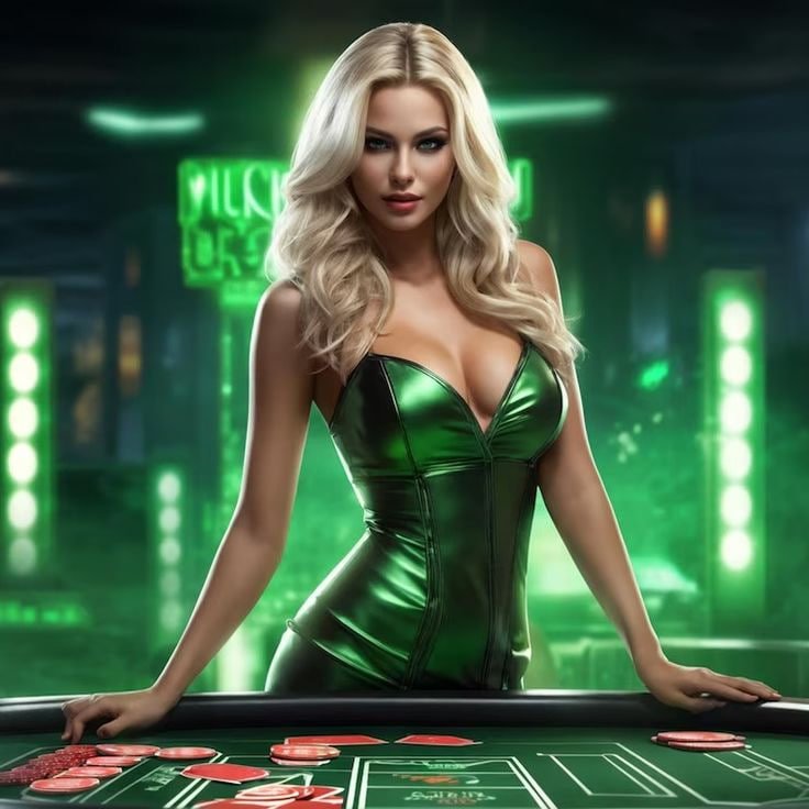 Ilustrasi platform taruhan dan live casino modern dan aman